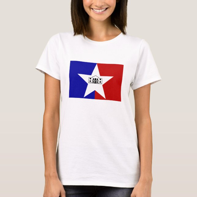 Camiseta Bandera de San Antonio (Anverso)