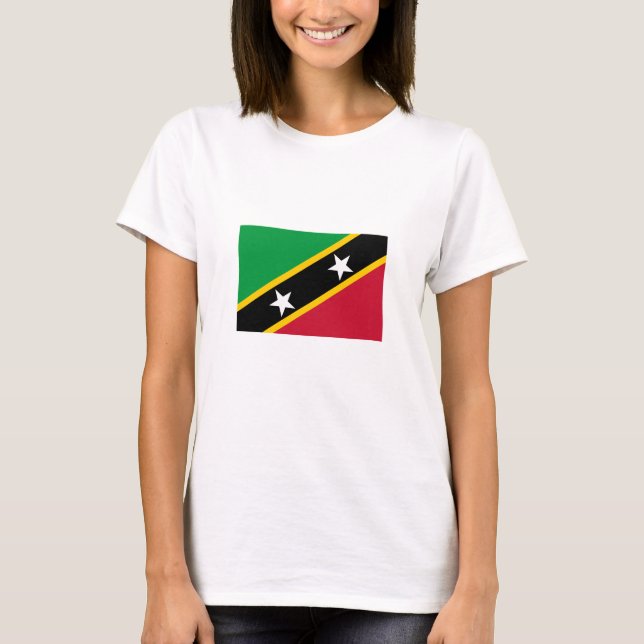 Camiseta Bandera de San Cristóbal y Nieves (Anverso)