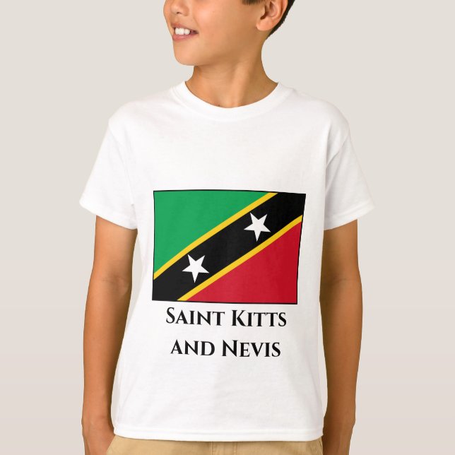 Camiseta Bandera de San Cristóbal y Nieves (Anverso)