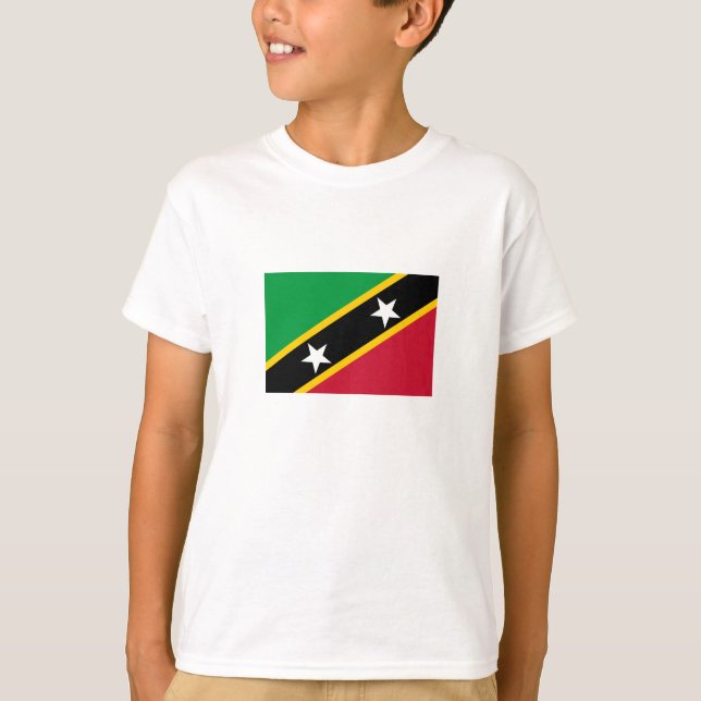 Camiseta Bandera de San Cristóbal y Nieves (Anverso)