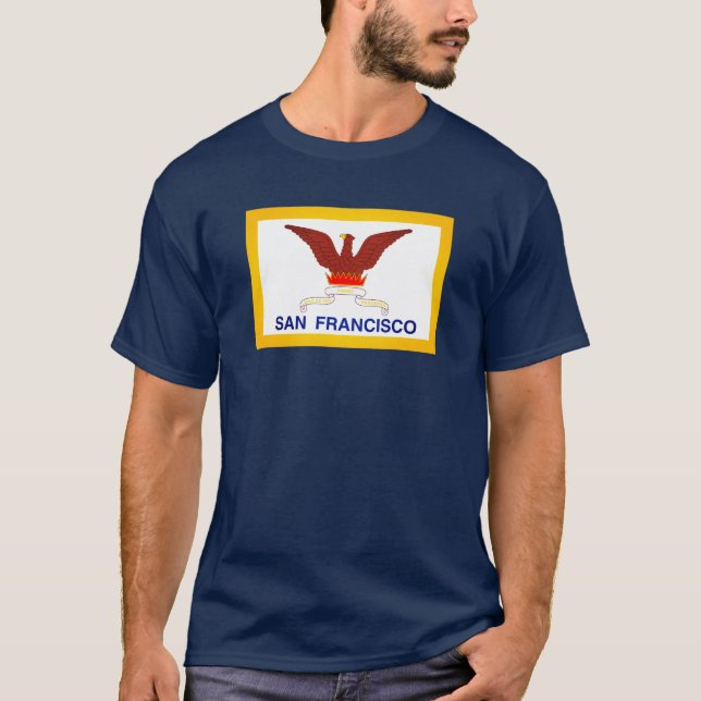 Camiseta Bandera de San Francisco, CA (Anverso)