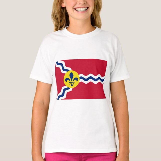 Camiseta Bandera de San Luis (Misuri) (Anverso)