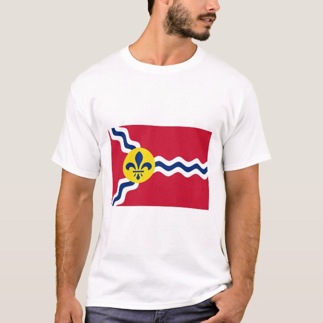 Camiseta Bandera de San Luis (Misuri) (Anverso)