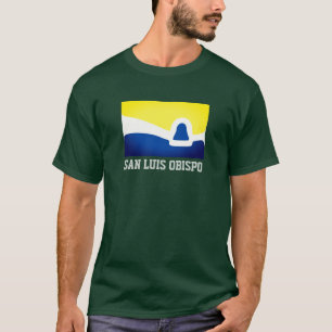 Camiseta Bandera de San Luis Obispo, California