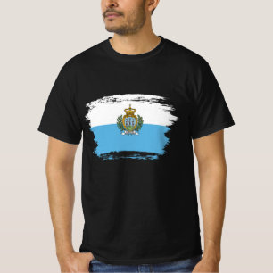 Camiseta bandera de San Marino