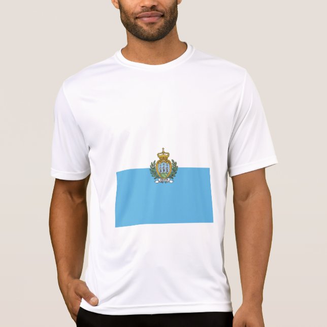 Camiseta Bandera de San Marino (Anverso)