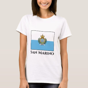 Camiseta Bandera de San Marino