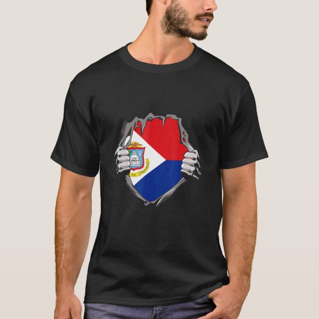 Camiseta Bandera de San Martín (Anverso)