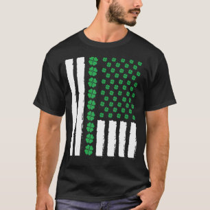 Camiseta Bandera de San Patricio de San Irlandés con Shamro