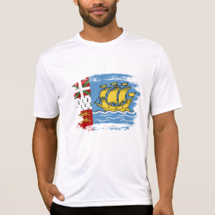 Camiseta Bandera de San Pedro y Miquelón