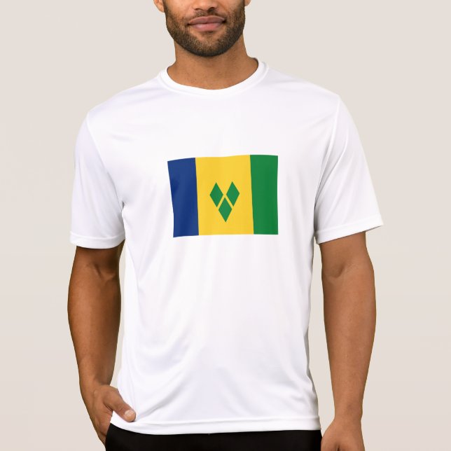 Camiseta Bandera de San Vicente (Anverso)