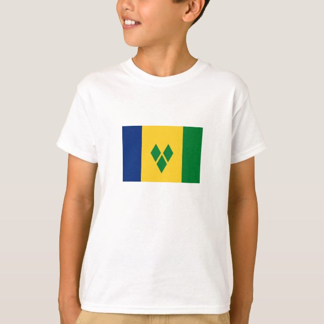 Camiseta Bandera de San Vicente (Anverso)