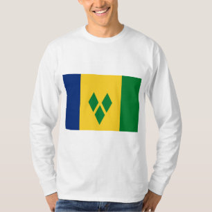 Camiseta Bandera de San Vicente y las Granadinas