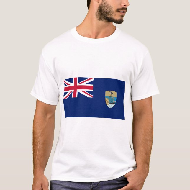 Camiseta Bandera de Santa Elena (Anverso)