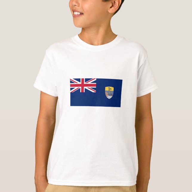 Camiseta Bandera de Santa Elena (Anverso)