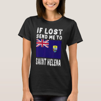 Camiseta Bandera de Santa Elena Recuerdo Si se pierde envía