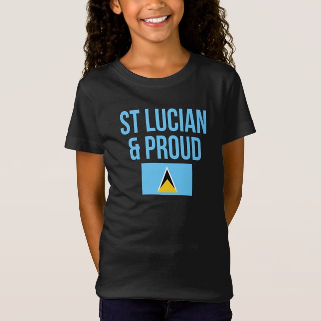Camiseta Bandera de Santa Lucía y su Orgullo (Anverso)