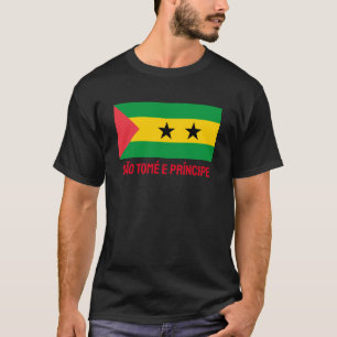 Camiseta Bandera de Santo Tomé y Príncipe