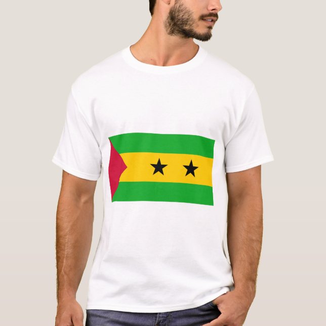 Camiseta Bandera de Santo Tomé y Príncipe (Anverso)
