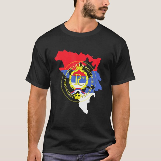 Camiseta Bandera de Sarajevo de la República Srpska de los  (Anverso)