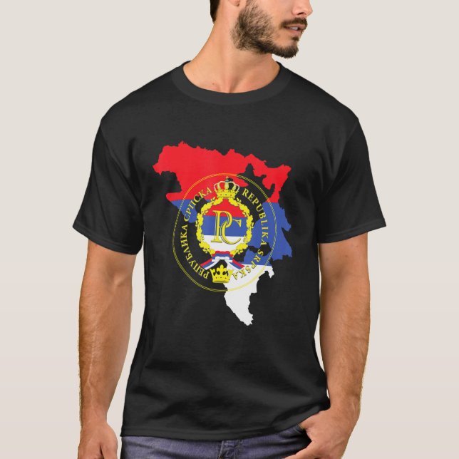 Camiseta Bandera de Sarajevo de la República Srpska de los  (Anverso)