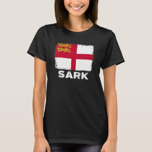 Camiseta Bandera de Sark Apoya a las mujeres de Sark