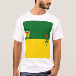 Camiseta Bandera de Saskatchewan