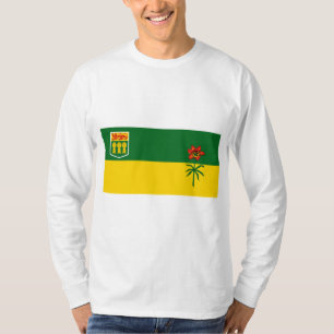 Camiseta Bandera de Saskatchewan
