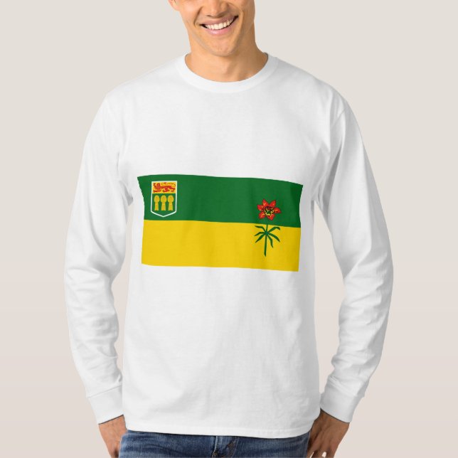 Camiseta Bandera de Saskatchewan (Anverso)