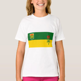 Camiseta Bandera de Saskatchewan