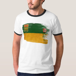 Camiseta Bandera de Saskatchewan