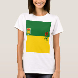 Camiseta Bandera de Saskatchewan