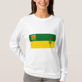Camiseta Bandera de Saskatchewan