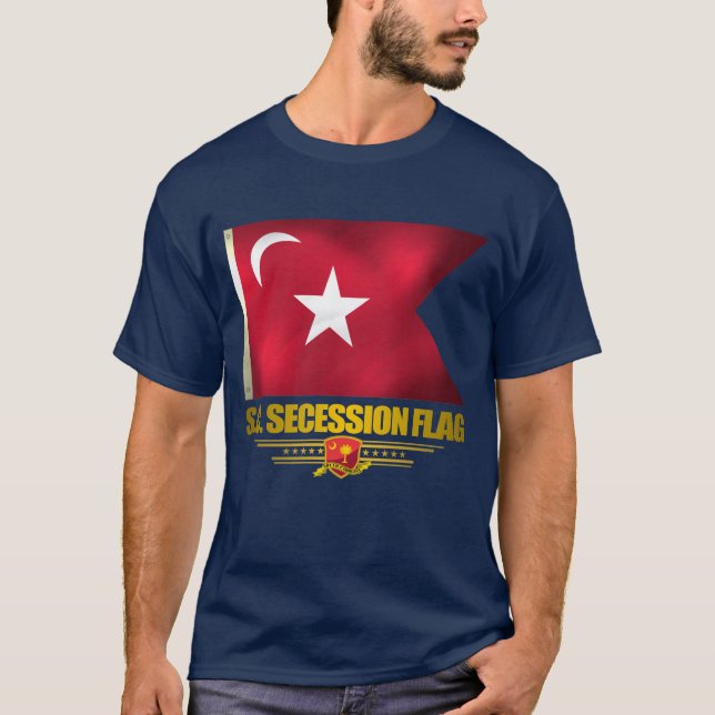 Camiseta Bandera de Secesión de Carolina del Sur (Anverso)
