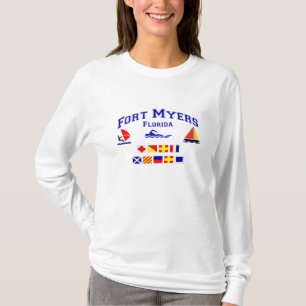 Camiseta Bandera de señal de fuerte Myers FL