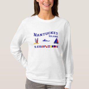 Camiseta Bandera de señal de las MAMÁES de Nantucket
