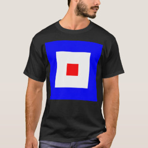 Camiseta Bandera de Señalización Marítima Internacional Whi