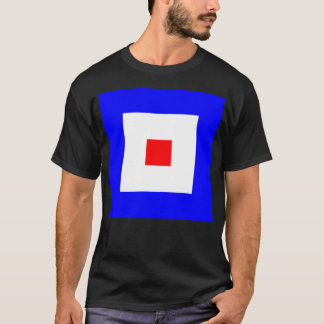 Camiseta Bandera de Señalización Marítima Internacional Whi