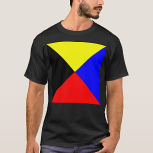 Camiseta Bandera de Señalización Marítima Internacional Zul