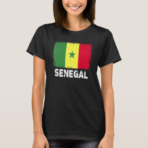 Camiseta Bandera de Senegal apoya a hombres senegaleses