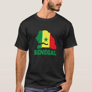 Camiseta Bandera de Senegal de fútbol 2022