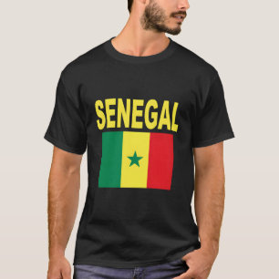 Camiseta Bandera de Senegal Guay Drapeau Senegaleses Bander
