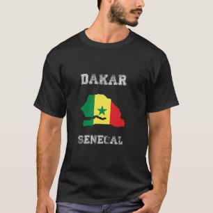 Camiseta Bandera de Senegal Orgullo Dakar Larga Manga T