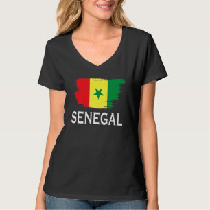Camiseta Bandera de Senegal País Senegalés para Hombres Muj