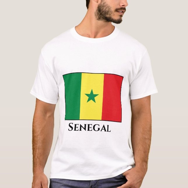 Camiseta Bandera de Senegal (senegalés) (Anverso)
