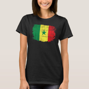 Camiseta Bandera de Senegal virgen para senegaleses