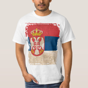 Camiseta Bandera de Serbia