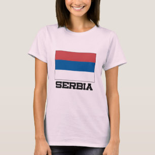Camiseta Bandera de Serbia