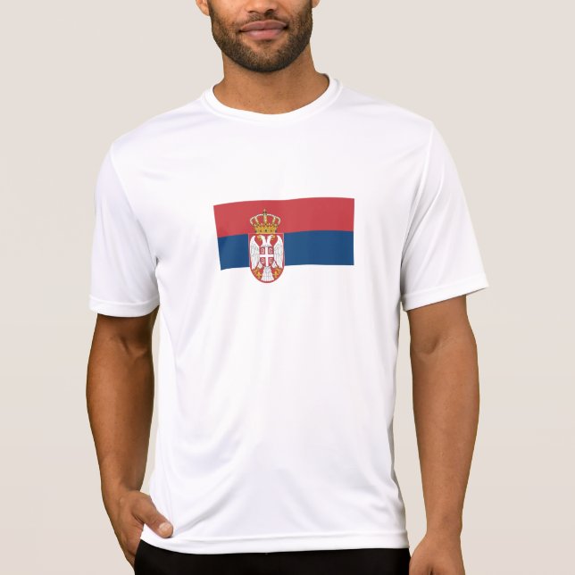 Camiseta Bandera de Serbia (Anverso)
