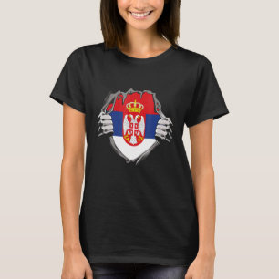 Camiseta Bandera de Serbia